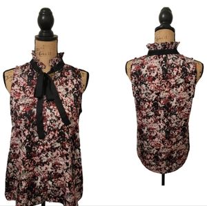 The Limited sleeveless medium floral blouse